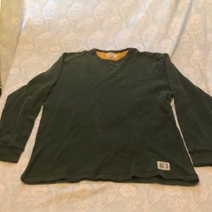 Men’s American Eagle XL, long sleeve thermal Green
